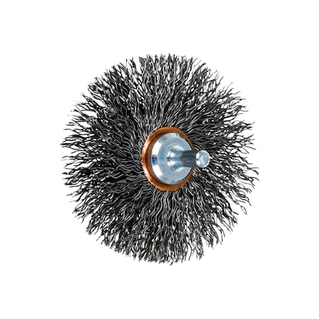 Pferd Mtd Crimped Wheel Brsh, .020 CS Wire, 3 82901